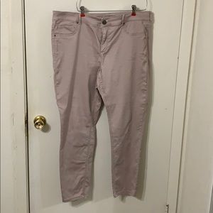 Maurice’s light mauve/beige jeggings